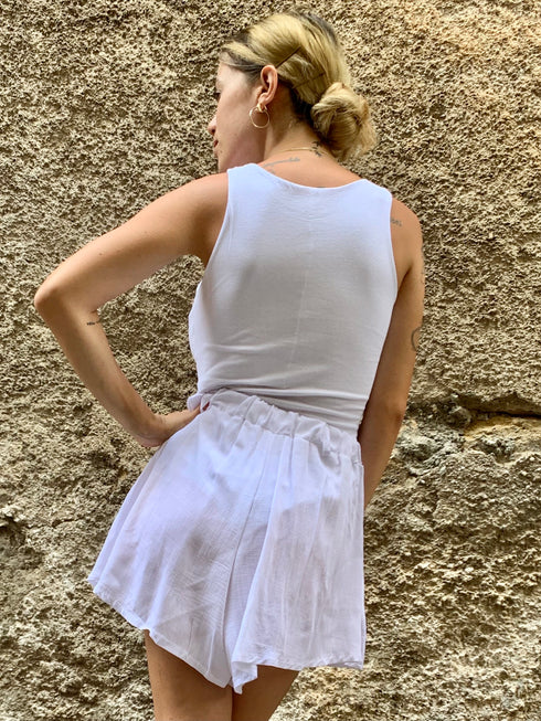 Shorts farfalla in cotone